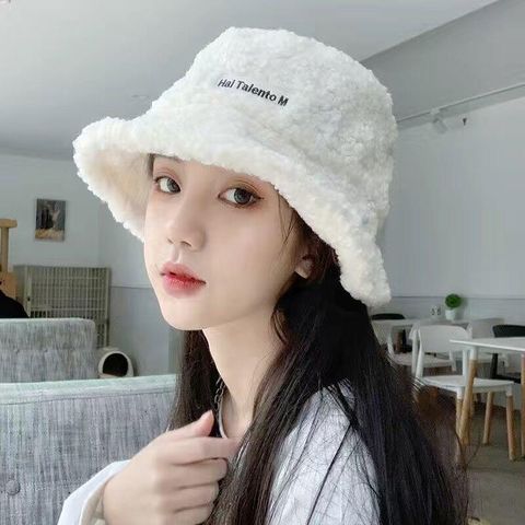 Quà tặng sinh nhật cho bạn gái -  Mũ nón len nữ Hàn Quốc LAGU bucket lông cừu ulzzang đẹp mùa đông thời trang đủ màu trắng, nâu, be, đen, vàng, cam, hồng