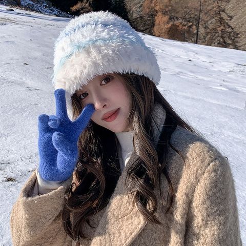 Mũ nón len bucket cho nữ Hàn Quốc trùm đầu giữ ấm phong cách ulzzang đẹp thích hợp với thời tiết lạnh LÀ GU Khăn Phụ Kiện - NL018