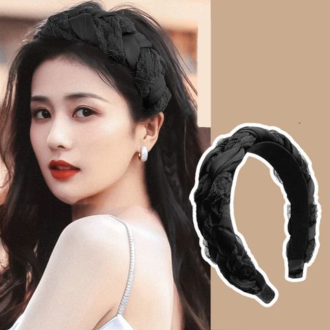 Băng đô cài tóc LAGU Khăn Phụ Kiện bờm tóc tết mấn áo dài phong cách Hàn Quốc cho nữ đẹp cao cấp sang trọng