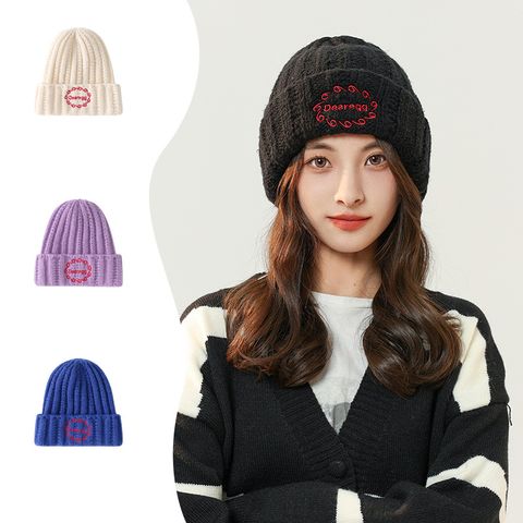 Mũ nón len lông cừu cho nữ Hàn Quốc trùm đầu giữ ấm phong cách ulzzang đẹp thích hợp với thời tiết lạnh LAGU Khăn Phụ Kiện