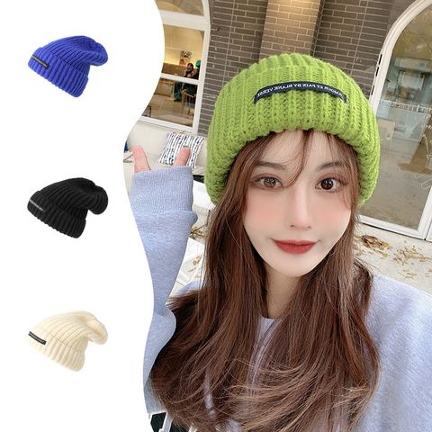 Mũ nón len cho nữ Hàn Quốc trùm đầu giữ ấm phong cách ulzzang đẹp thích hợp với thời tiết lạnh LAGU Khăn Phụ Kiện - NL009