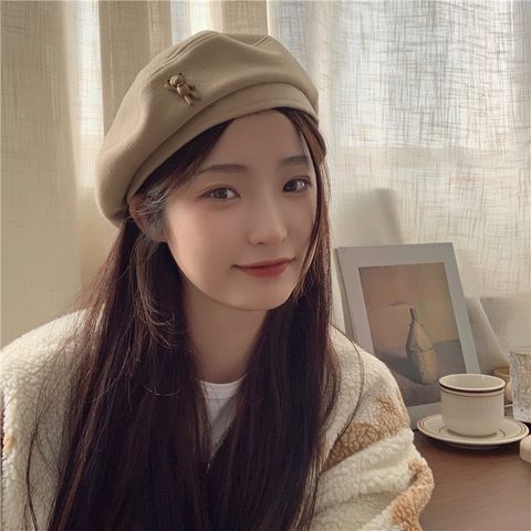 Mũ beret họa sĩ, mũ nồi bánh tiêu đẹp cho nữ phong cách Hàn Quốc dễ thương - MBR001