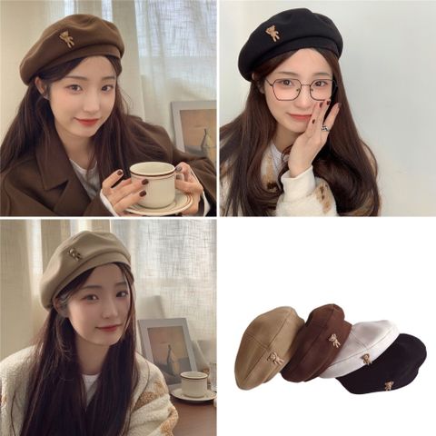 Mũ beret họa sĩ, mũ nồi bánh tiêu đẹp cho nữ phong cách Hàn Quốc dễ thương - MBR001