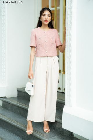 Quần culottes 1 nắp túi