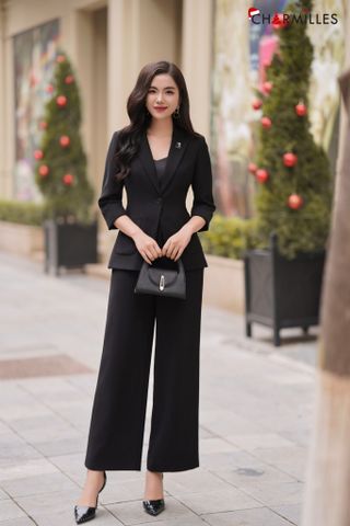 Quần culottes 2 túi