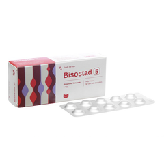 Thuốc trị cao huyết áp, đau thắt ngực Biostad 5 hộp 30 viên