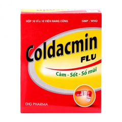 Coldacmin Flu (10 vỉ x 10 viên/hộp)