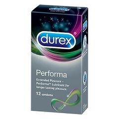 Bao Cao Su Chống Xuất Tinh Sớm Durex Performa - Hộp 12 Chiếc