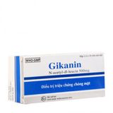 Thuốc điều trị triệu chứng chóng mặt Gikanin 500mg (3 vỉ x 10 viên/hộp)