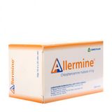 Thuốc điều trị dị ứng cấp và mãn tính Allermine 4mg (10 vỉ x 20 viên/hộp)