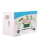 Thuốc điều trị suy giảm tuần hoàn máu Ginkgo 3000 (6 vỉ x 15 viên/hộp)