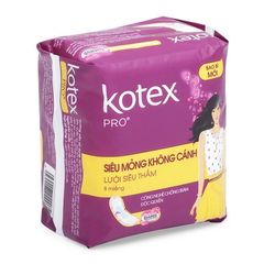 Băng vệ sinh siêu mỏng không cánh Kotex Pro (8 miếng/gói)