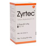 Dung dịch uống điều trị viêm mũi dị ứng và mày đay Zyrtec (60ml)