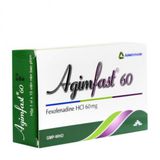 Thuốc điều trị viêm mũi dị ứng Agimfast 60 (1 vỉ x 10 viên/hộp)