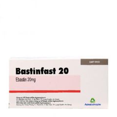 Thuốc điều trị viêm mũi dị ứng, mày đay Bastinfast 20mg (10 vỉ x 10 viên/hộp)