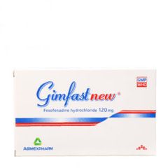 Thuốc điều trị viêm mũi dị ứng Gimfastnew 120mg (2 vỉ x 10 viên/hộp)