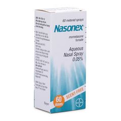 Thuốc xịt điều trị viêm mũi dị ứng cho người lớn & trẻ em trên 2 tuổi Nasonex 0.05%