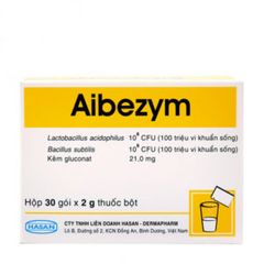 Thuốc bổ sung vi khuẩn có lợi cho đường tiêu hóa và tăng cường khả năng miễn dịch Aibezym (Hộp 30 gói)
