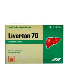 Thuốc điều trị bệnh gan Liverton 70 (10 vỉ x 10 viên/hộp)