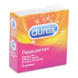 Bao cao su Durex Pleasuremax (3 cái/hộp)