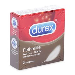 Bao cao su Durex Fetherlite (3 cái/hộp)