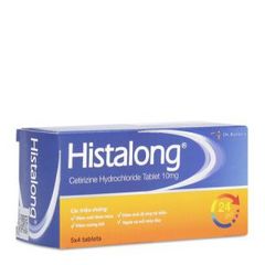 Thuốc điều trị viêm mũi dị ứng theo mùa, viêm màng kết và nổi mề đay Histalong (5 vỉ x 4 viên/hộp)