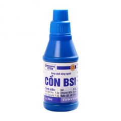 Cồn BSI điều trị hắc lào, nấm da (20ml)