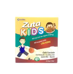 Siro Zuta KIDS-hỗ trợ trẻ từ 6 tháng ăn ngon,phát triển cân nặng