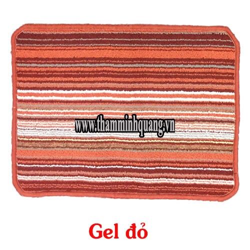 Thảm chùi chân gel sọc