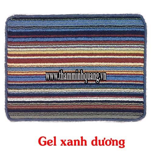 Thảm chùi chân gel sọc