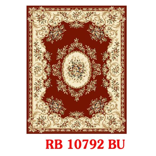 Thảm hoa văn cổ điển màu đỏ YL RB 10792 BU