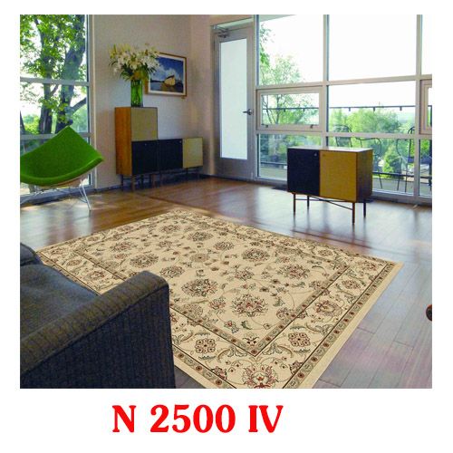 Thảm lót phòng khách màu kem YL N 2500 IV