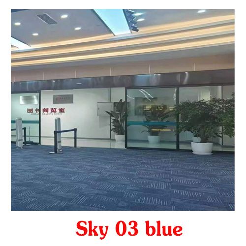 Thảm giá rẻ Sky 03 màu xanh dương