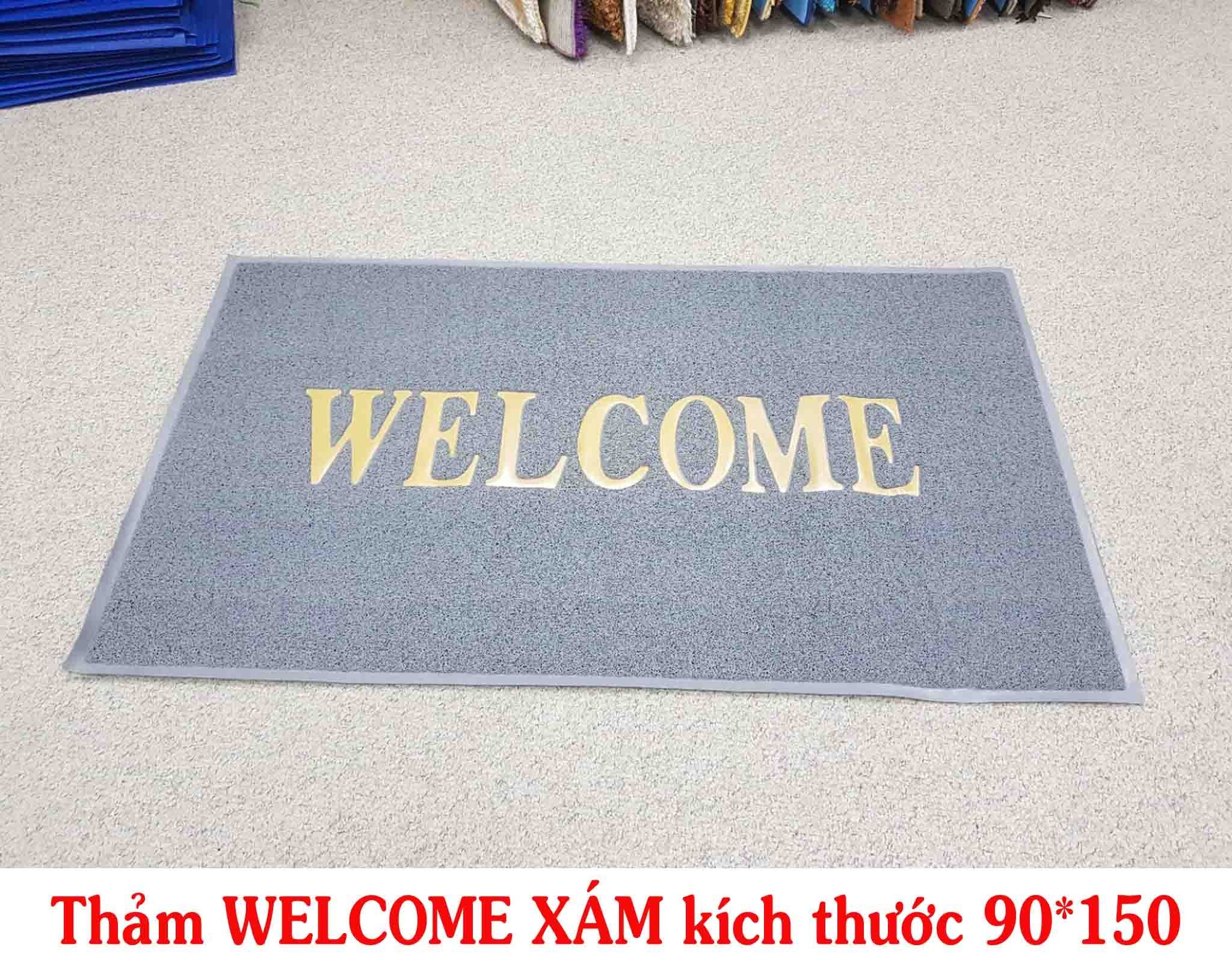 Thảm chùi chân chống trượt WELCOME