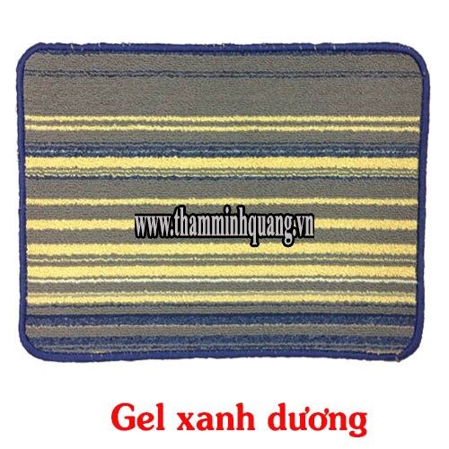 Thảm chùi chân gel sọc