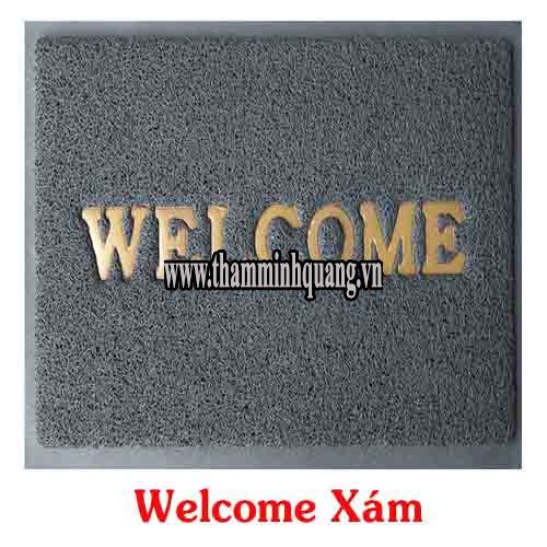 Thảm chùi chân chống trượt WELCOME
