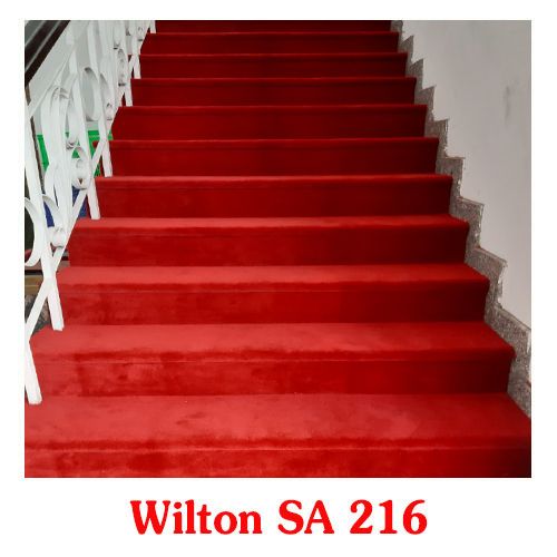 Thảm len đỏ tươi Wilton SA 216