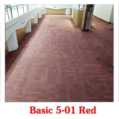 Thảm Gạch Hoa Văn Basic 5-01 Màu đỏ