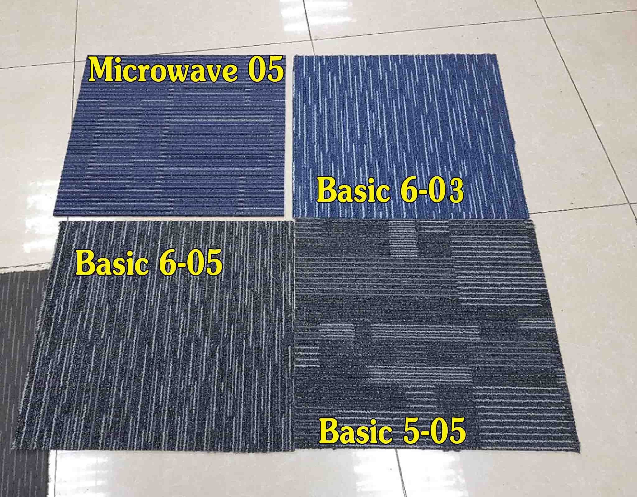 Thảm Gạch Hoa Văn Basic 5-05 Màu xám