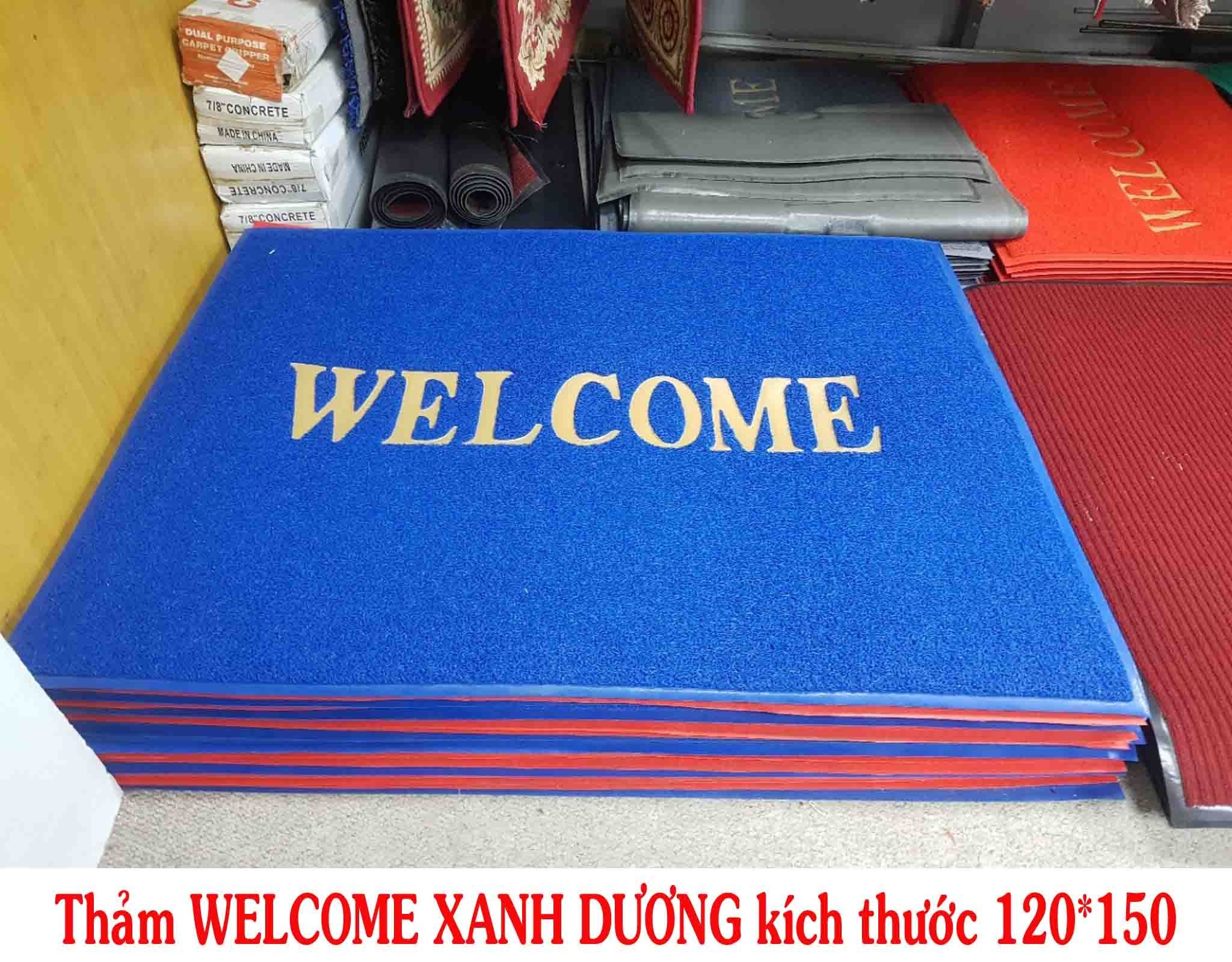 Thảm chùi chân chống trượt WELCOME