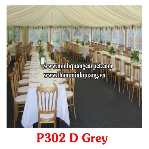 Thảm sự kiện màu xám đậm P302