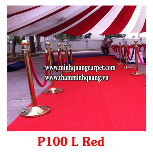 Thảm sự kiện màu đỏ tươi P100