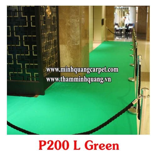 Thảm sự kiện màu xanh lá nhạt P200