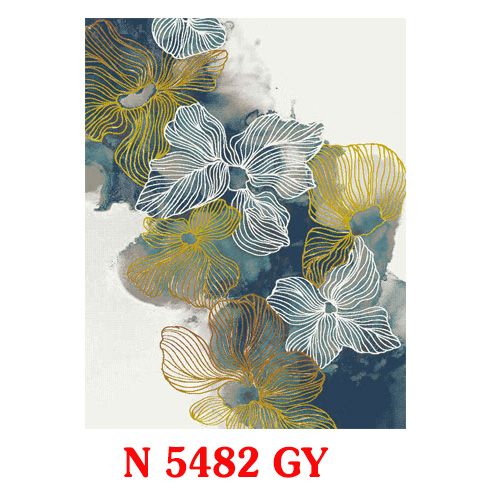 Thảm hoa văn hình hoa YS N 5482 GY