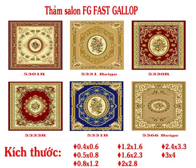 THẢM SALON PHÒNG KHÁCH 5301 Red
