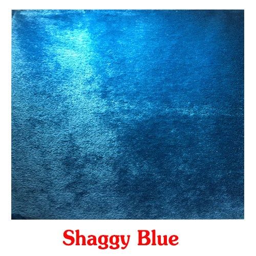 Thảm Salon phòng khách trơn shaggy Blue