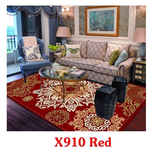 THẢM SALON X 910 Red size 3m x 4m