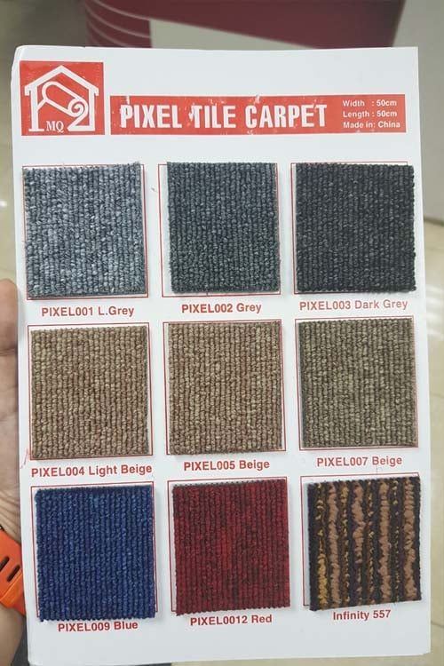 Thảm gạch màu nâu PIXEL 007