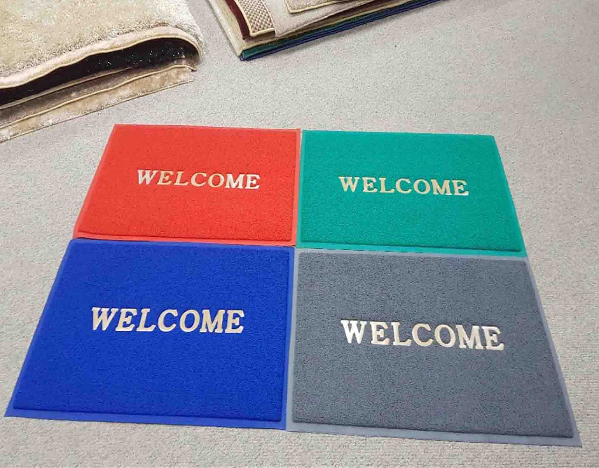Thảm chùi chân chống trượt WELCOME