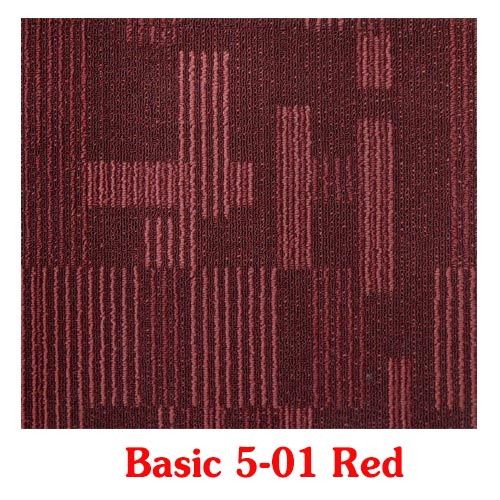 Thảm Gạch Hoa Văn Basic 5-01 Màu đỏ